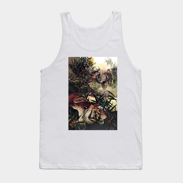 Jungle Book - Shere Khan - E.J. and Maurice Detmold Tank Top by forgottenbeauty